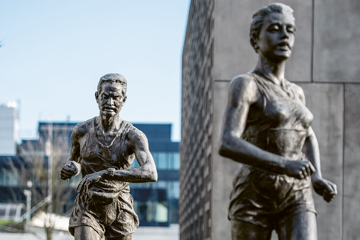 Schneller, höher, stärker: im Lausanner Maison du Sport International sind 16 Weltsportverände untergebracht, von Baseball bis Taekwondo. Bild: Valérie Chételat